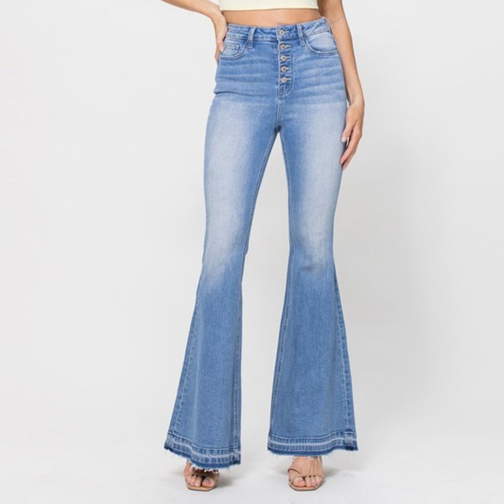 *NEW* Vervet by Flying Monkey Super High-Rise Flare Jeans